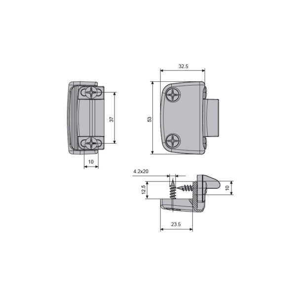 Gâche 8527a 1 et 2 vtx