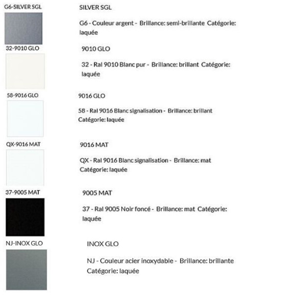 Gâche 8527a 2 vantaux