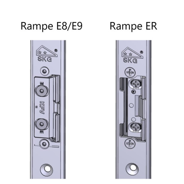 Gâche filante bs3700 standard - alu