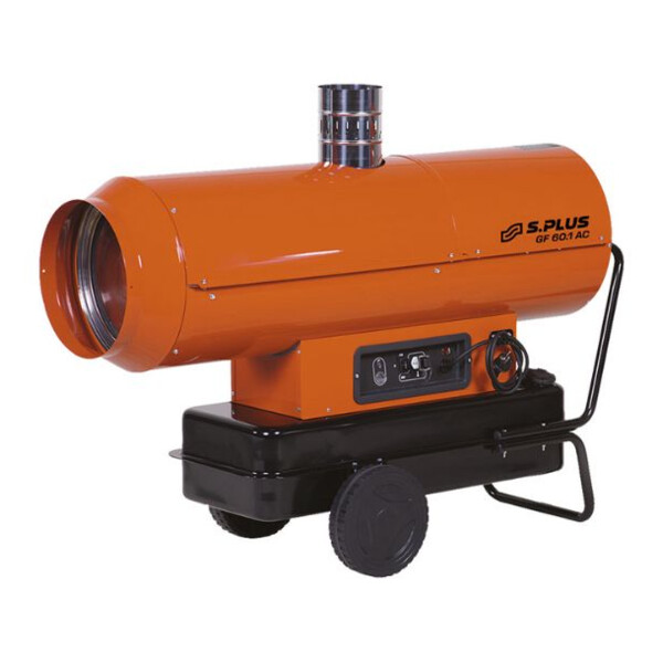 Générateur mobile fioul 58kw gf60ac + cheminée