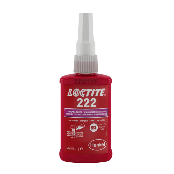 Frein filet faible loctite 222 50 ml