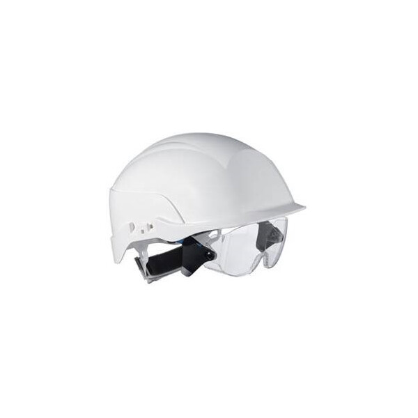 Casque spectrum surlunette blanc ventile
