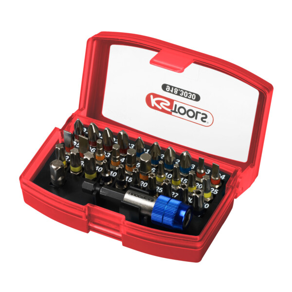 Embouts de vissage a code couleur torsionpower® 1/4'' (jeu de 32)