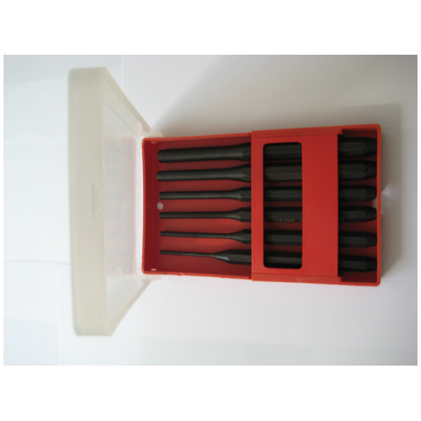 Chasse-goupille octo chrome-vanadium bruni 3-4-5-6-8-10mm (coffretde 6)