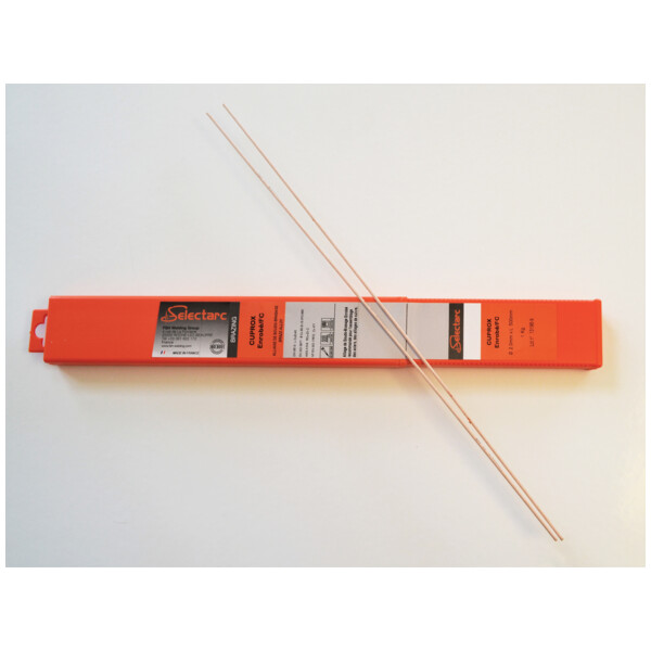 Soudobrasure laiton enrobée selectarc cuprox 2x500mm (1kg)