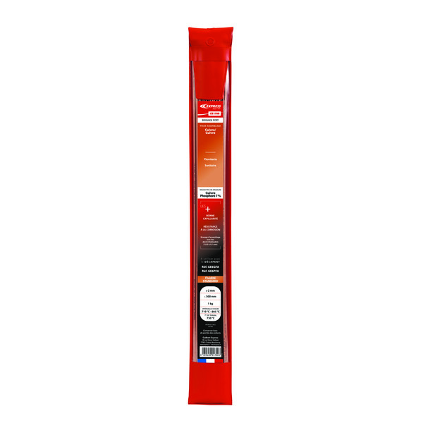 Brasure cuivre phosphore 7% 2x500mm (1kg)