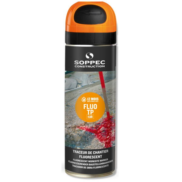 Traceur de chantier fluo tp 650 ml