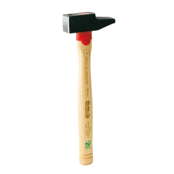 Marteau rivoir de mecanicien manche frene