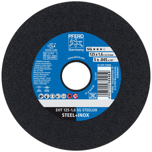 Disque a tronconner sg steelox