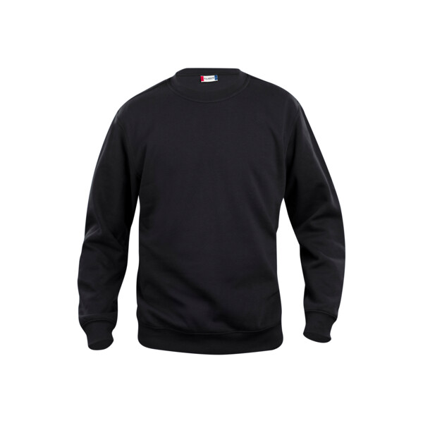 Sweatshirt basic roundneck noir