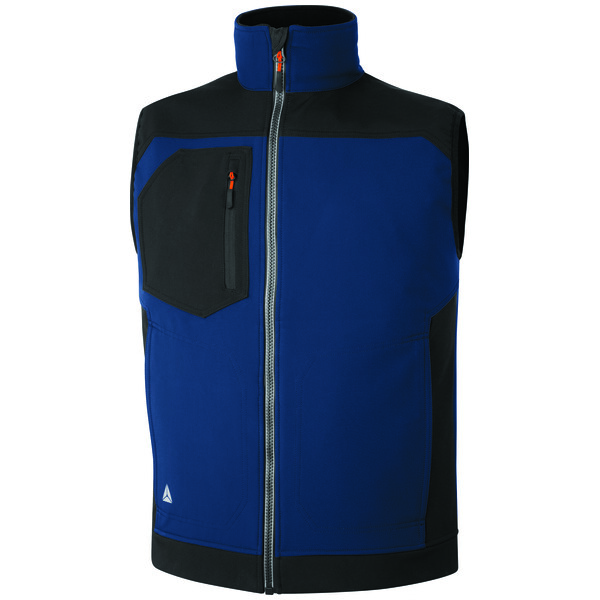 Gilet softshell holen bleu marine/noir