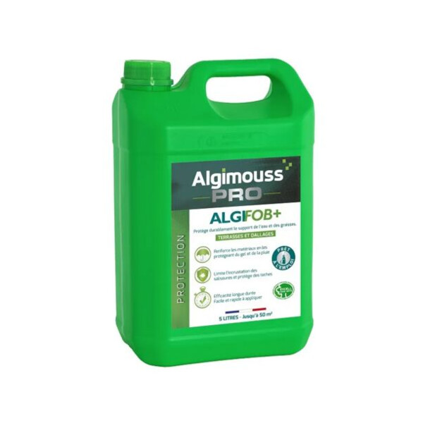 Impermeabilisant terrasses et dallages eau et graisse algifob +