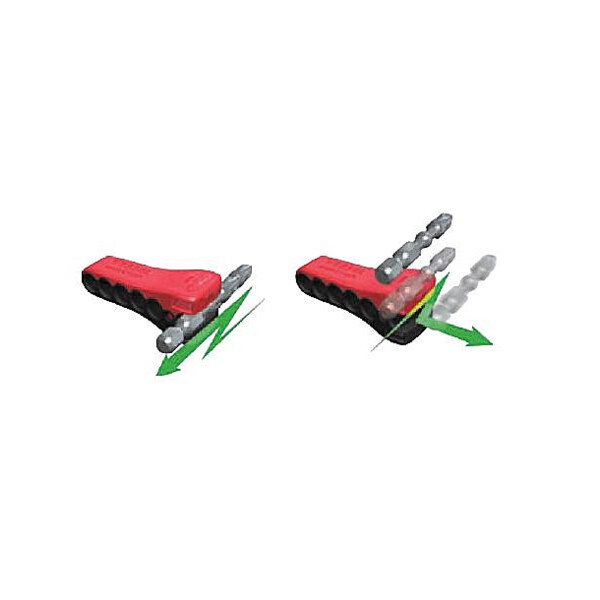 Jeu 5 embouts impacts ball