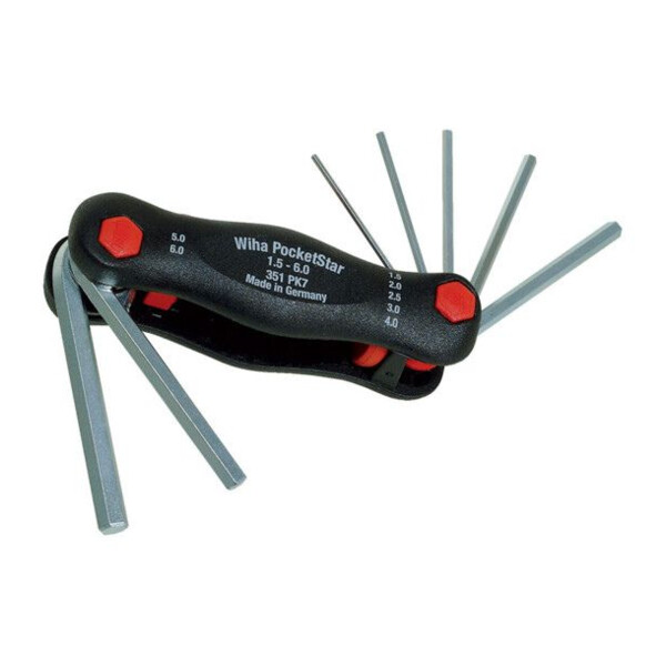 Jeu 7 clés mâles 6 pans