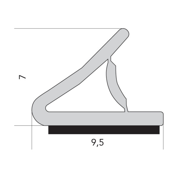 Joint de menuiserie coupe feu ln90 cf