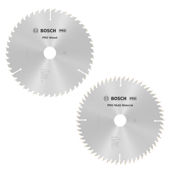 Kit 2 lames scie circulaire pro bois/multi mat 126mm
