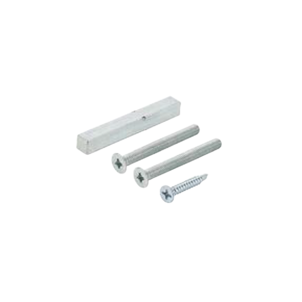 Kit de fixation de poignée de  coulissant ergo20 simple