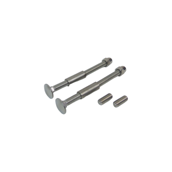 Kit de fixation double inviolable pour support tube inox ø40mm