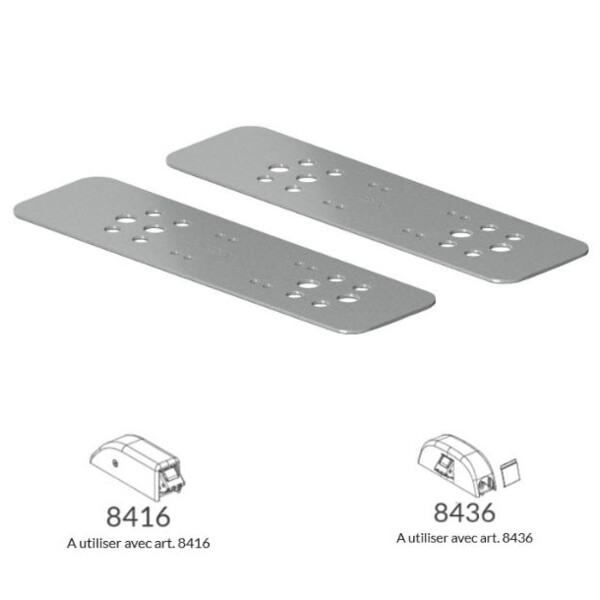 Kit de plaques pour le  remplacement des pênes par les pênes oltre