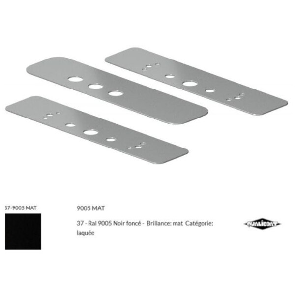 Kit de plaques pour  remplacer un antipanique avec oltre bar