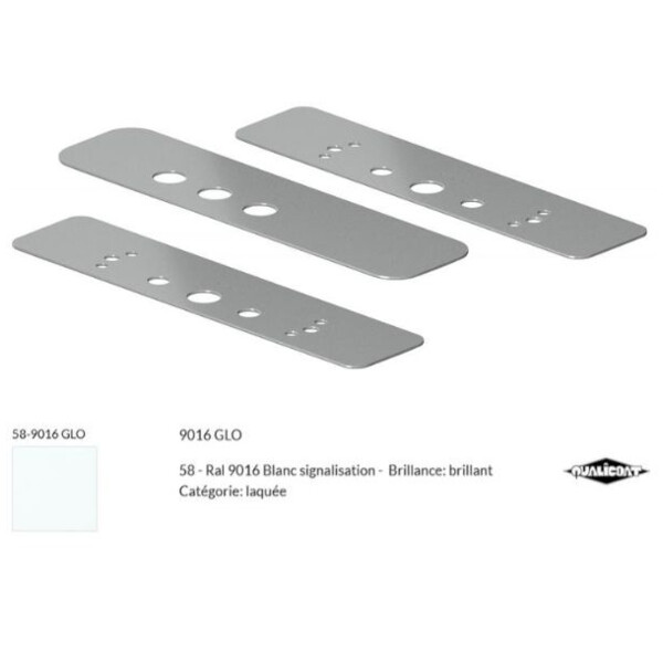 Kit de plaques pour  remplacer un antipanique avec oltre bar