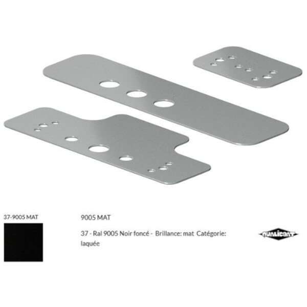 Kit de plaques pour  remplacer un antipanique avec oltre push