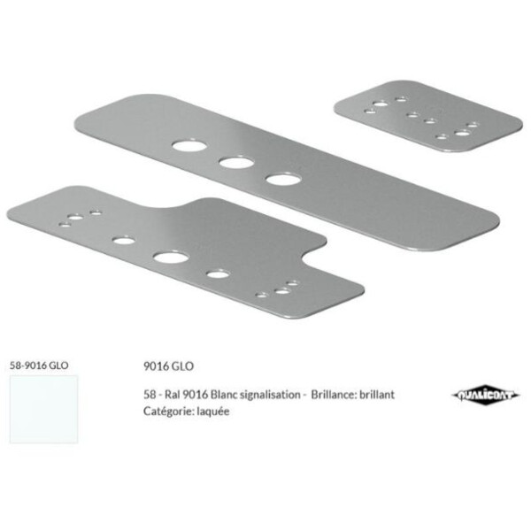 Kit de plaques pour  remplacer un antipanique avec oltre push