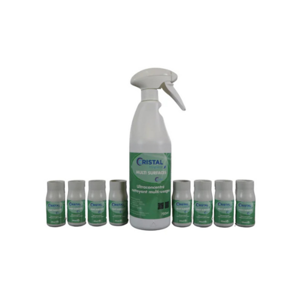 Kit nettoyant multisurfaces concentré + recharges
