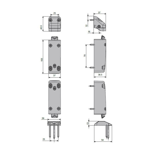 Kit pêne verticaux oltre