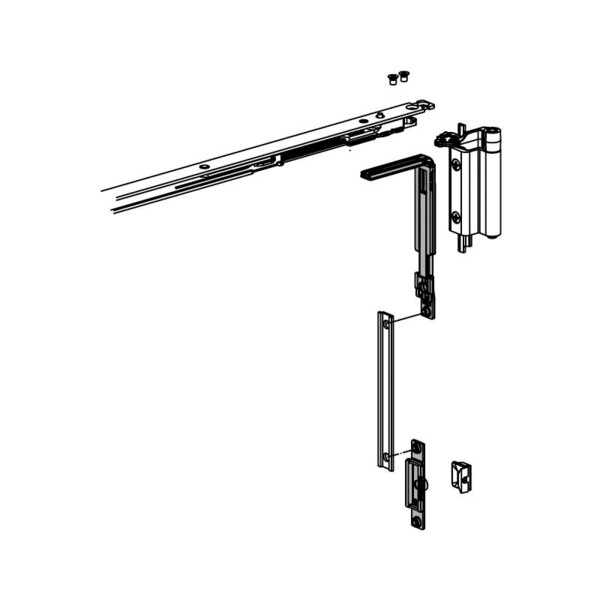 Kit renvoi d'angle et point de fermeture