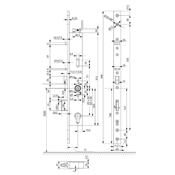 Kit serrure 809n / 819n