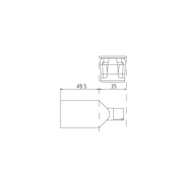 Kit support droit diva xx inox