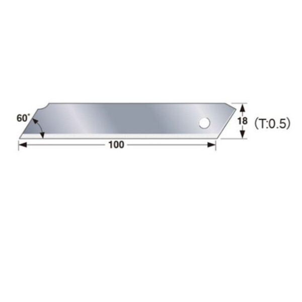 Lame de cutter solid endura blade 18mm (etui de 10)