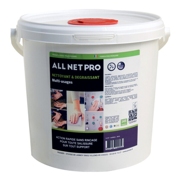 Lingettes nettoyantes all net pro x145