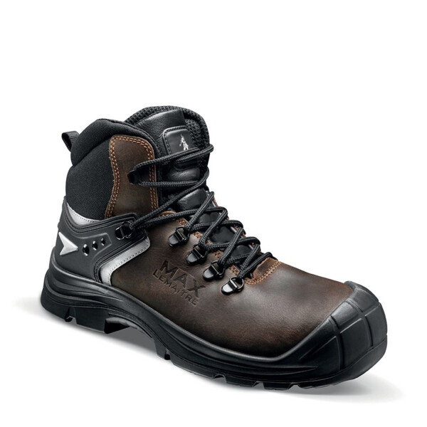 Chaussure de securite haute max uk 2.0 s3 src marron