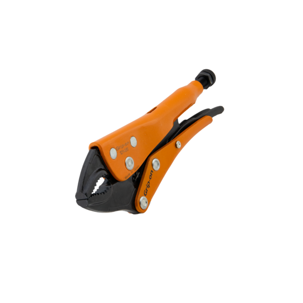 Pince etau machoires courbees avec coupe cable 121