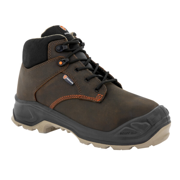 Chaussure securite haute marron noumea s3s sr fo lg sc ci hi