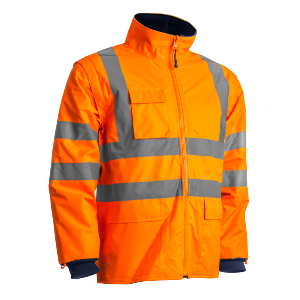 Parka multicouches kanata 4/1 orange/marine