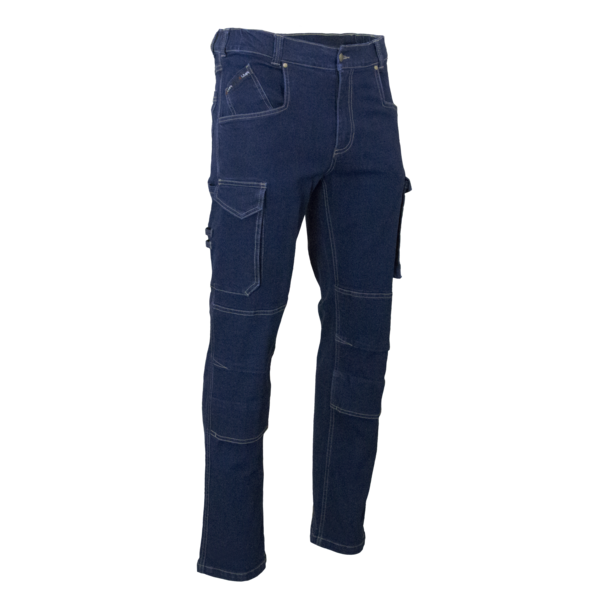 Pantalon baril denim