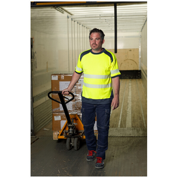 Pantalon baril denim