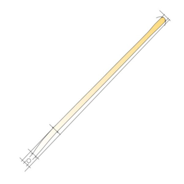 Manche fourche fumier d 38 l. 1,35 m hetre