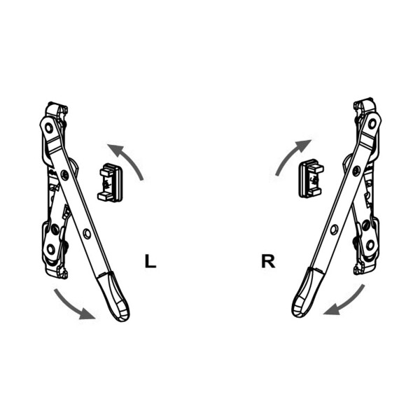 Manoeuvre de fermeture pour semi-fixe double gorge