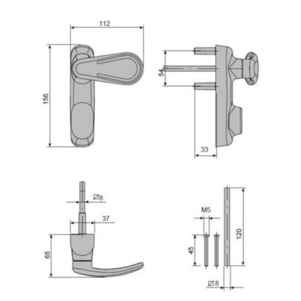 Manoeuvre extérieure oltre à béquille