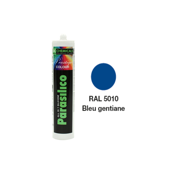 Mastic silicone prestige colour ton bleu cart300ml