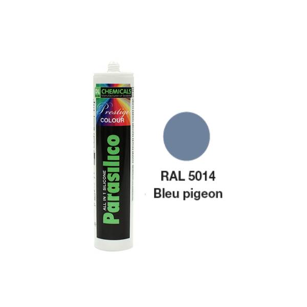 Mastic silicone prestige colour ton bleu cart300ml