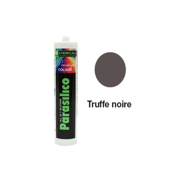 Mastic silicone prestige colour ton noir cart300ml