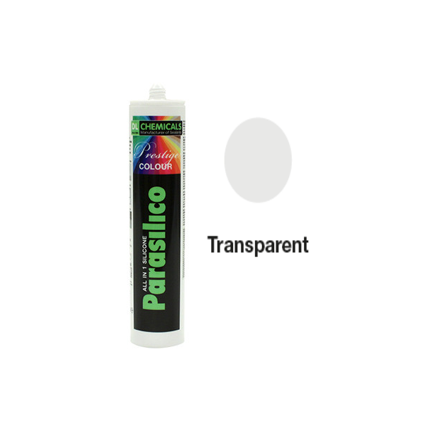 Mastic silicone prestige colour transparent cart300ml