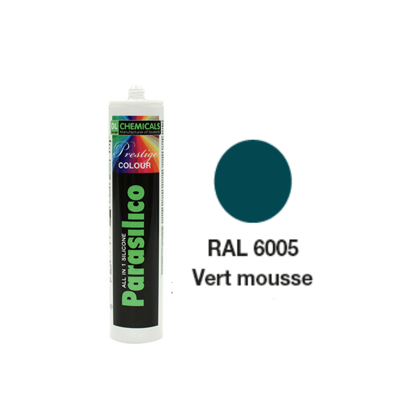 Mastic silicone prestige ton vert cart300ml