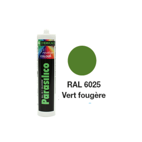 Mastic silicone prestige ton vert cart300ml