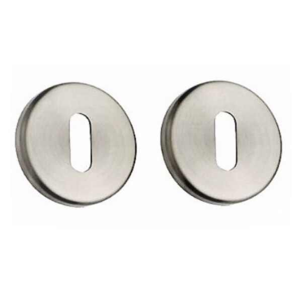Paire de rosaces rondes "elsa" inox 304